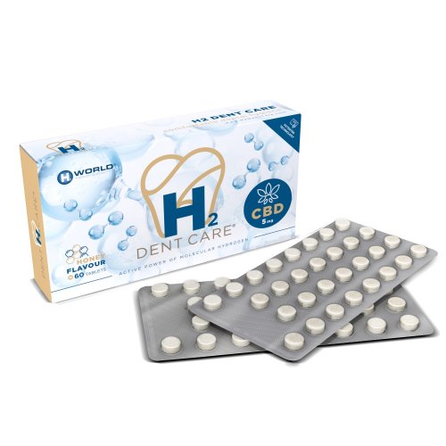 H2 Dent Care® + CBD 60 tabletek | Wodór cząsteczkowy®