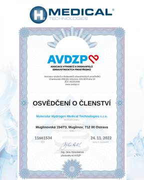 Člen AVDZP - H2 MEDICAL TECHNOLOGIES