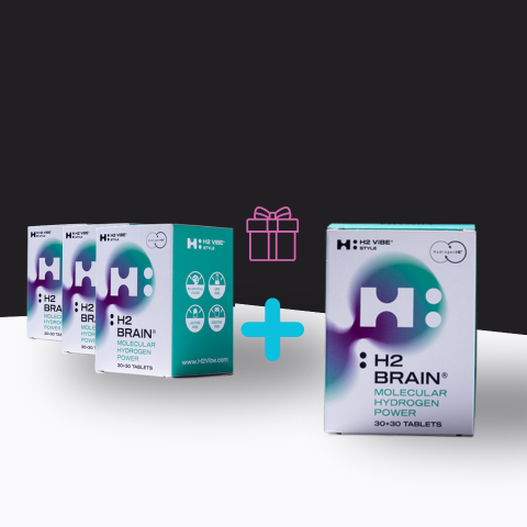 H2 Brain® (60 tblt) - výživový doplnok - 3+1 zdarma
