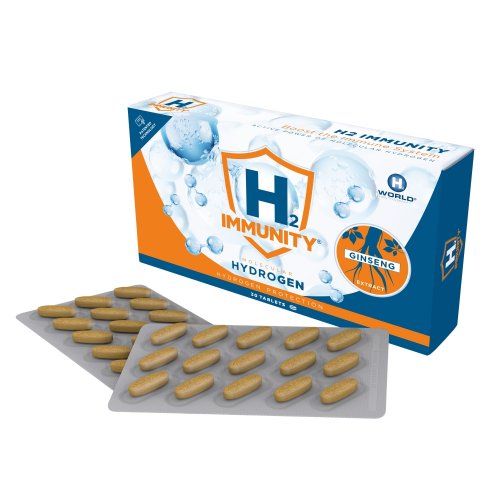 H2 Immunity® z żeń-szeniem 30 pastylek | Wodór cząsteczkowy®