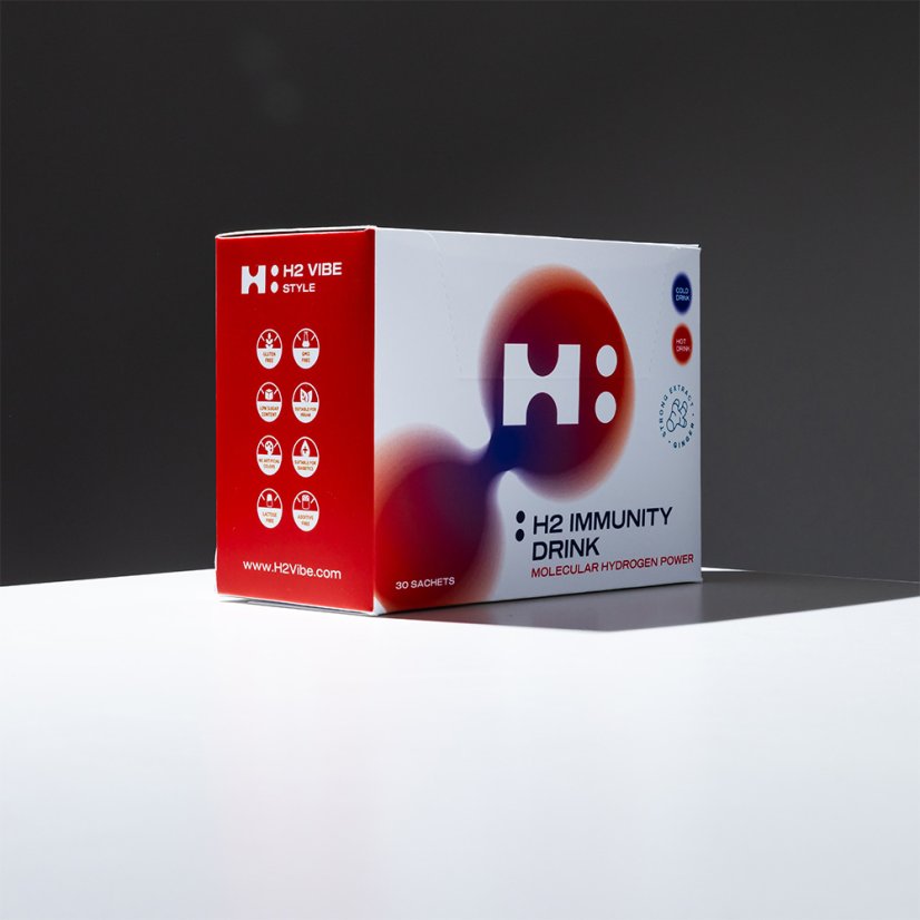 H2 Immunity® DRINK z imbirem 30 saszetek  | Wodór Molekularny®