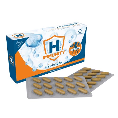 H2 Immunity® ginzenggel  90 tabletta (3 csomag) + GIFT H2 H2 Immunity® ginzenggel 30 tabletta | Molekuláris hidrogén®
