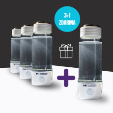 H2 Vodíková fľaša – rodinné balenie - 3+1 zdarma