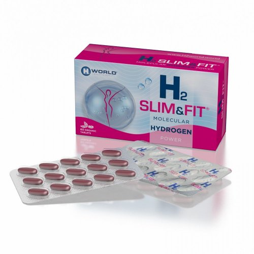 H2 SLIM&FIT® | 60 tablet | Konverze tuku na teplo | Molekulární Vodík®