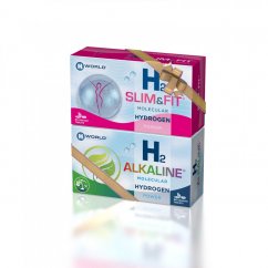 H2 SLIM&FIT®+H2 ALKALINE POWER® | 60+60 tabletek  | Miesięczny zestaw | Wodór Molekularny®
